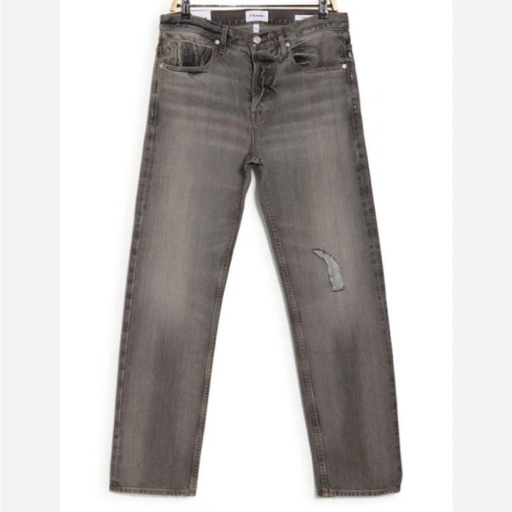 NWT Frame Denim Men's Charcoal Straight Jeans, Size 29